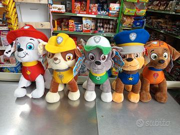 Peluche paw patrol  rubble,rocky,zuma, marshall