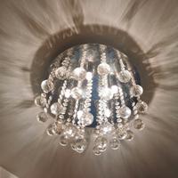 punto luce a soffitto in swaroski