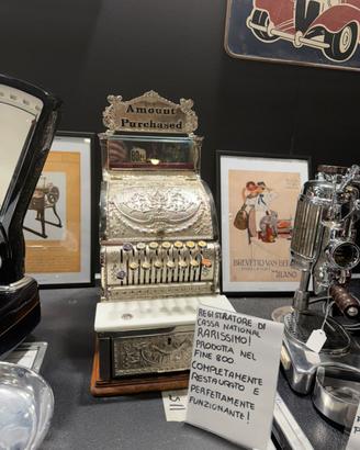 cassa national e bilance oggetti vintage perfetti