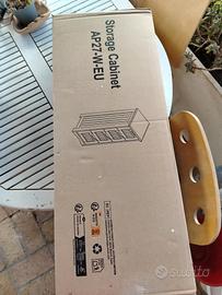 Mobiletto Bagno a Colonna – 4 Cassetti – Bianco Sh