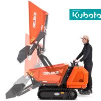 Minidumper idrostatica cingolata motore Kubota