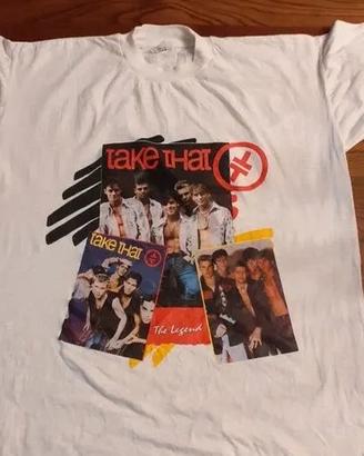 Maglietta t-shirt anni 90 vintage take that