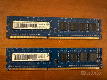Ramaxel 4 GB DDR3L 1600 MHz PC3L-12800U 8 GB