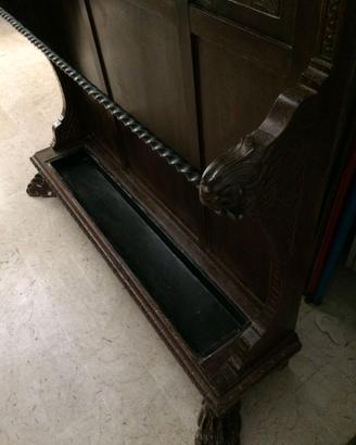 attaccapanni in legno d'epoca