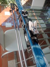 sci azzurro (entry level) e racchette