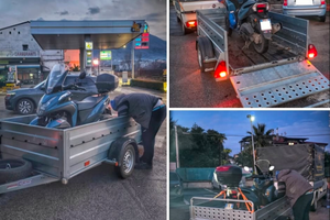 Rimorchio trasporto moto/scooter