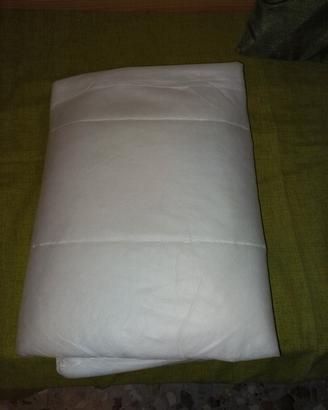 Piumino leggero+Copripiumino con federa verde sing