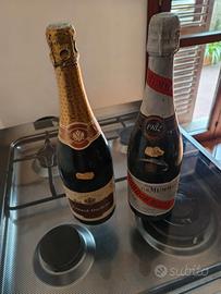 bottiglie di champagne vintage 