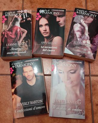 Set di 5 libri edizione Il meglio di Harmony