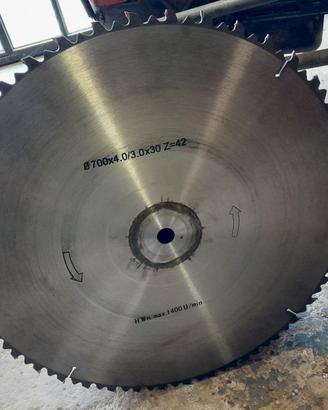 Disco 700mm Legna da Ardere