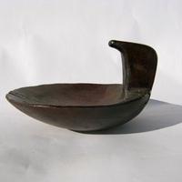 Antico attrezzo legno burro formaggio