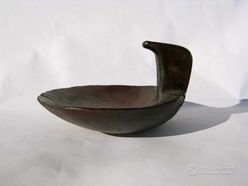 Antico attrezzo legno burro formaggio