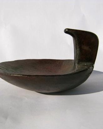 Antico attrezzo legno burro formaggio