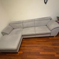 Divano mondo convenienza grigio a L 3 posti
