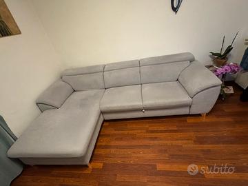 Divano mondo convenienza grigio a L 3 posti