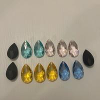 Lotto pendenti mandorla Swarovski