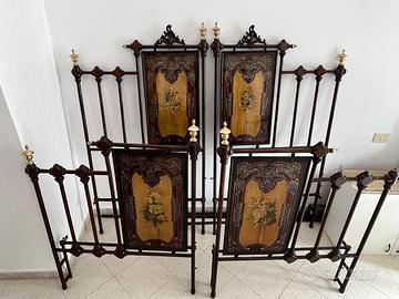 Letto matrimoniale antico