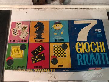 7 giochi riuniti - Gioco Vintage Anni '80 - Collezionismo In vendita a Roma