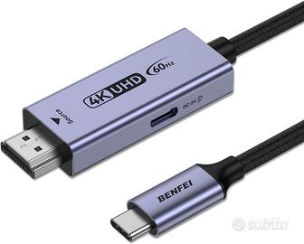 Adattatore Cavo da HDMI a USB-C Monitor 4k