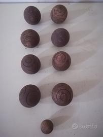 BOCCE in legno, vintage