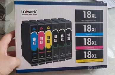 8 cartucce compatibili per stampanti XP a getto