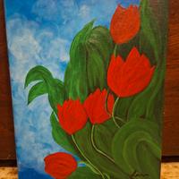 quadro dipinto a mano 