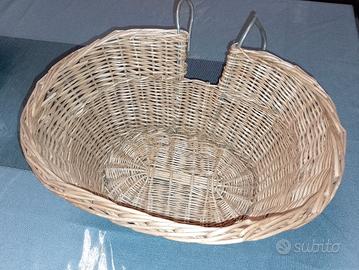 Cesta in vimini per bici