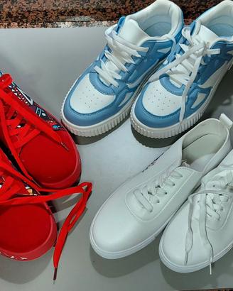 lotto di scarpe estive nuove