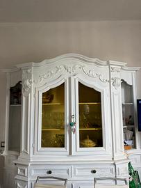 Vetrina in massello vintage