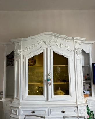 Vetrina in massello vintage