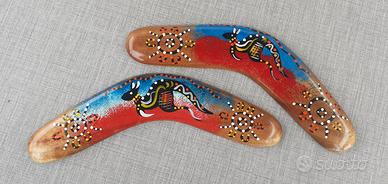 boomerang souvenir aborigeni australiani in legno
