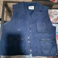 gilet blu caccia TG 60 italiana 