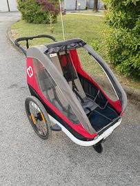 Rimorchio bici Hamax biposto / passeggino