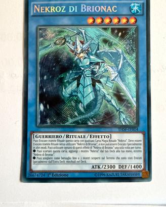 Lotto carte Yu-Gi-Oh! + Nekroz di Brionac holo