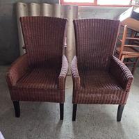 Poltrone midollino vintage