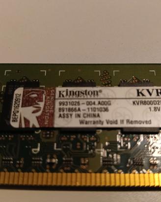 Modulo di Memoria RAM DDR2 da 2 GB 