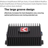 Amplificatore auto 80wt X 4