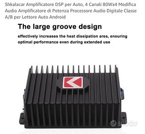 Amplificatore auto 80wt X 4