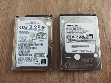 Hard Disk 2.5 tagli vari