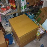 Cassettiera MALM rovere