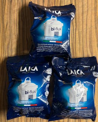 3 filtri caraffa filtrante Laica Bi Flux originali