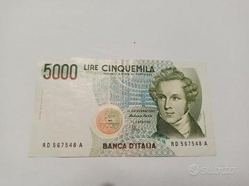 Banconota 5000 Lire 