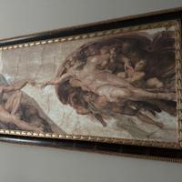 Quadro La Creazione di Adamo Michelangelo