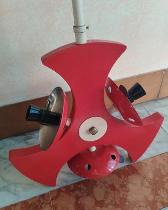 Lampadario vintage tre luci 