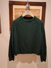 maglione unisex OVS verde scuro tg S acrilico 