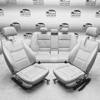 Set sedili in pelle grigia bmw serie 3 e90 2009-20