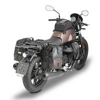 Coppia borse laterali moto vintage givi + attacco