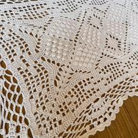 Grande centrino vintage uncinetto centrotavola