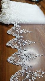 Pizzo e tulle in balze
