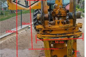 Ralla gru escavatore pinza tronchi